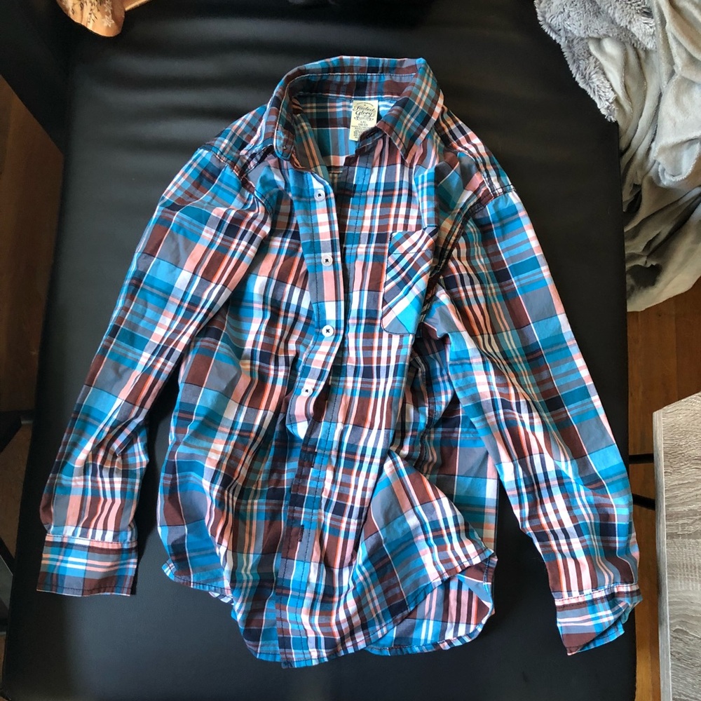 Boys plaid shirt